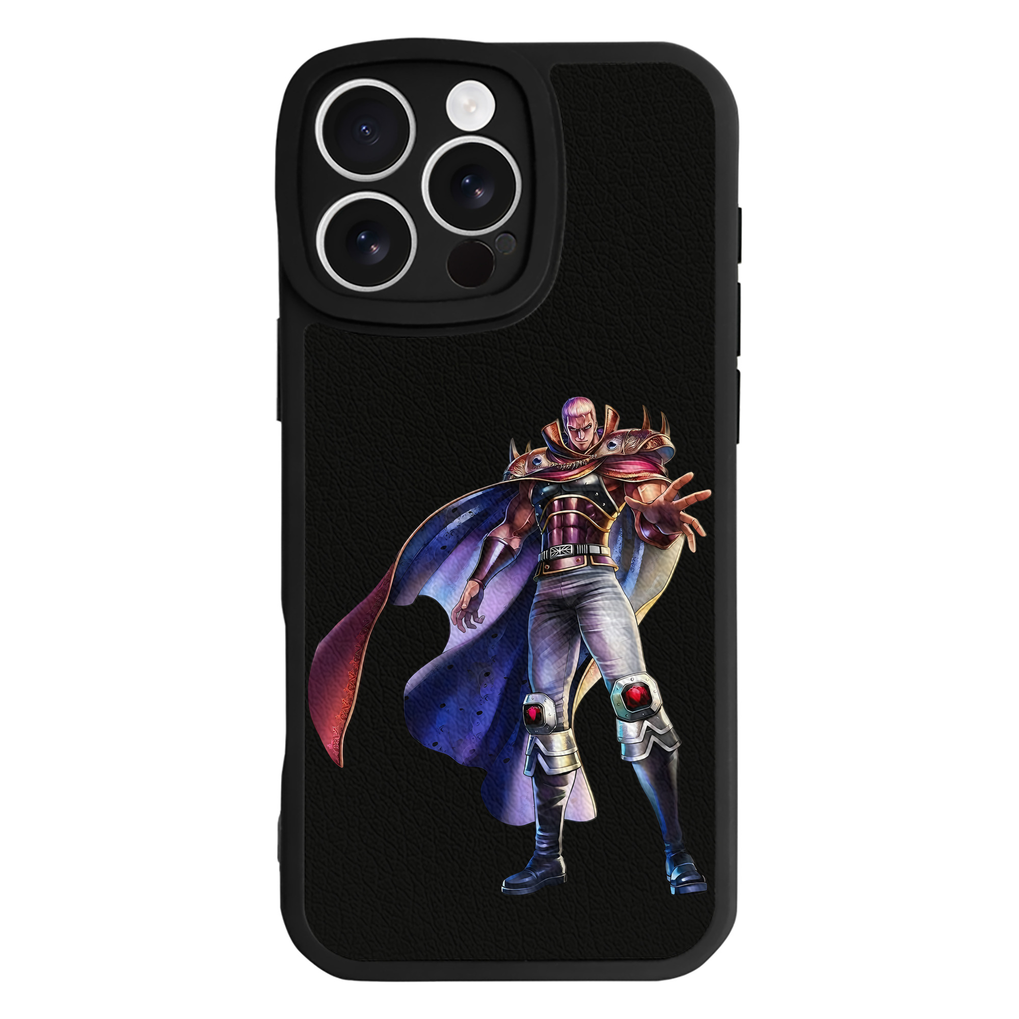 （画像用） 北斗の拳 Fist of the North Star 【iPhone 16シリーズ対応】シリコンスマホケース（レザー調） 材質：シリコン